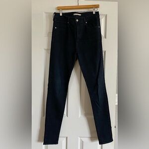 Levi’s Mile High Super Skinny Blue Jeans size 31 long